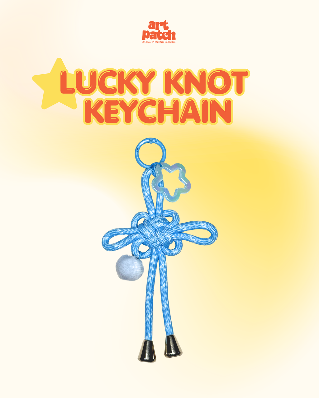 Handmade Lucky Knot Keychain