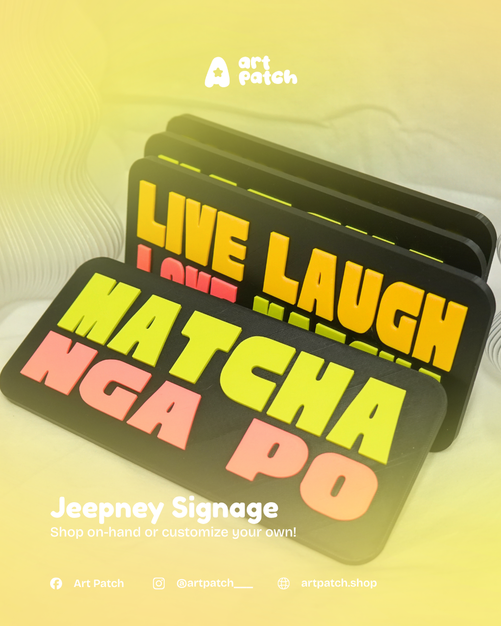 Large Jeepney Signage Display