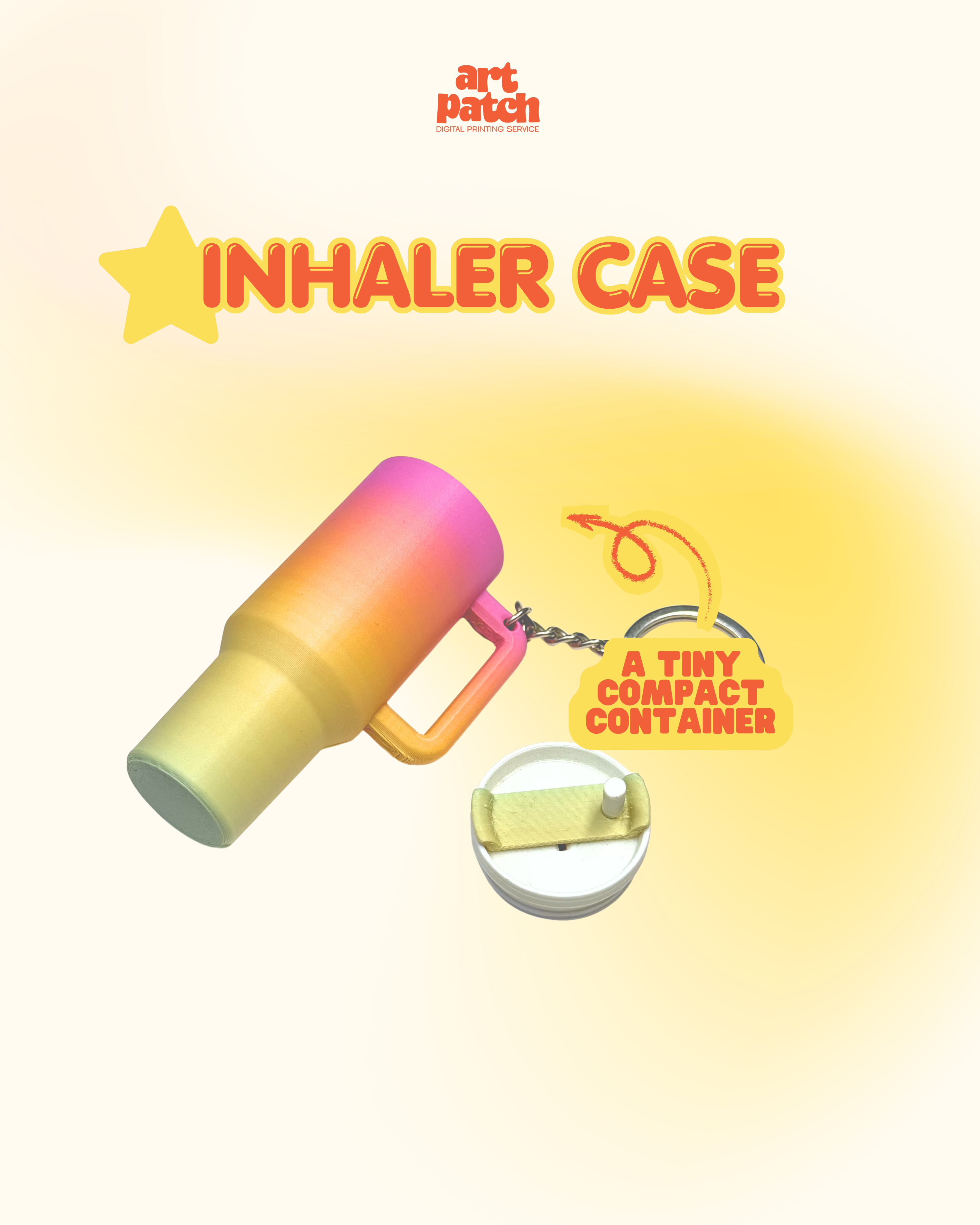 3D Printed Mini Tumbler Inhaler Case