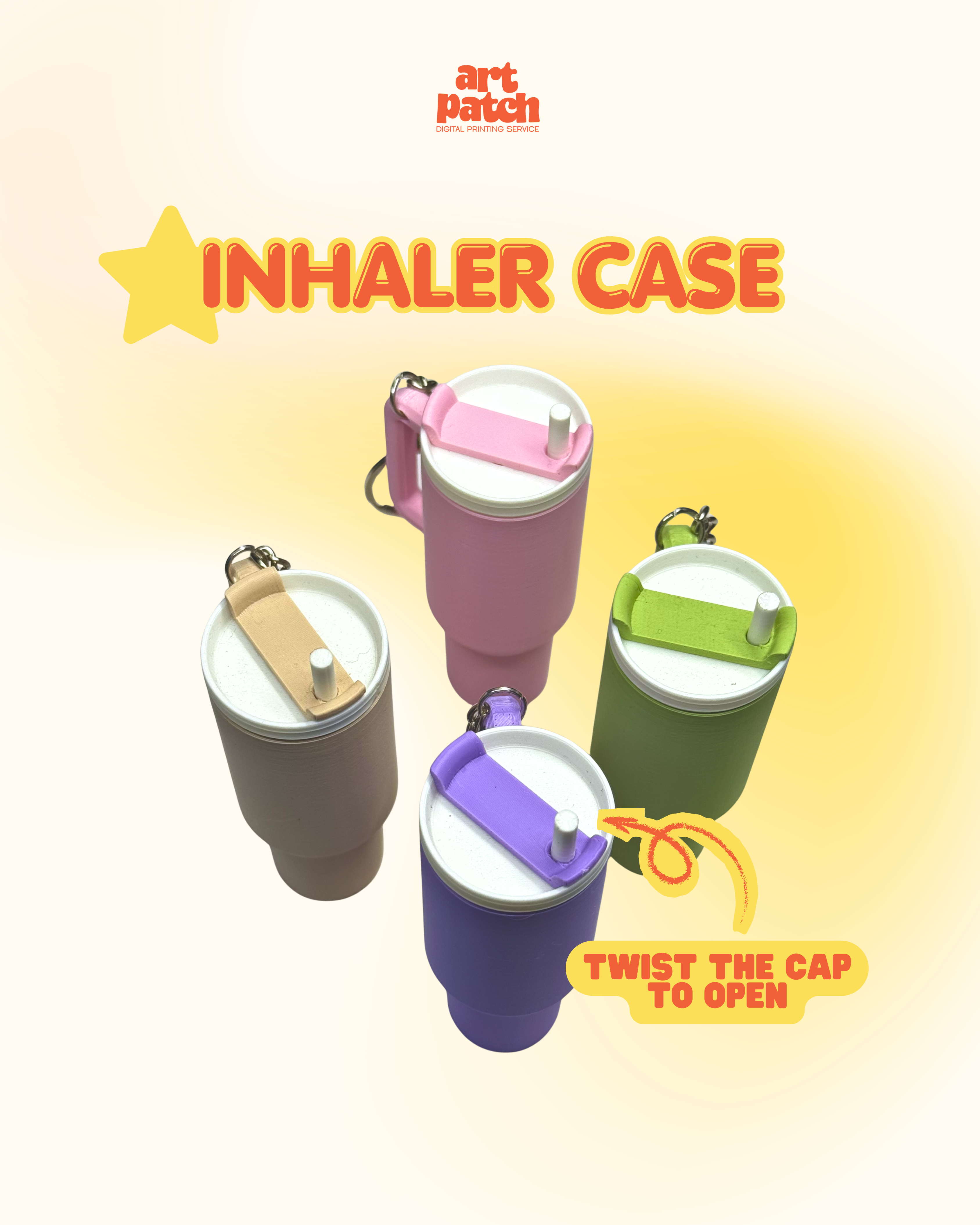 3D Printed Mini Tumbler Inhaler Case