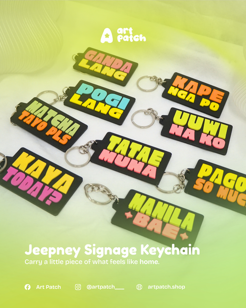 Jeepney Signage Keychain