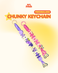 Personalized UV Chunky Keychain