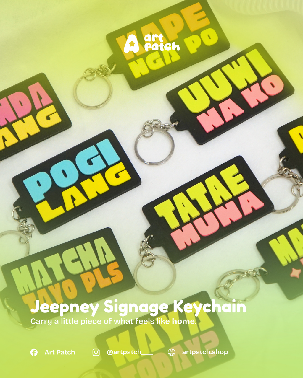 Jeepney Signage Keychain