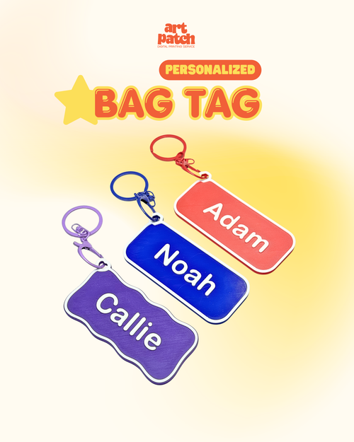 Personalized 3D Printed Bag Tag